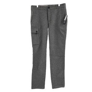 Aether Solent Pant Cargo Wool Blend Partial Lined 32x32 Charcoal Heather